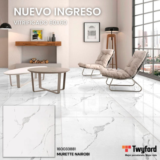 PORCELANATO VITRIFICADO 60X60 MURETTE NAIROBI